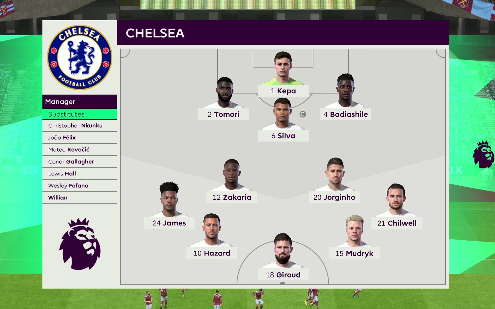 关于阿扎尔传射建功，切尔西击败对手的信息