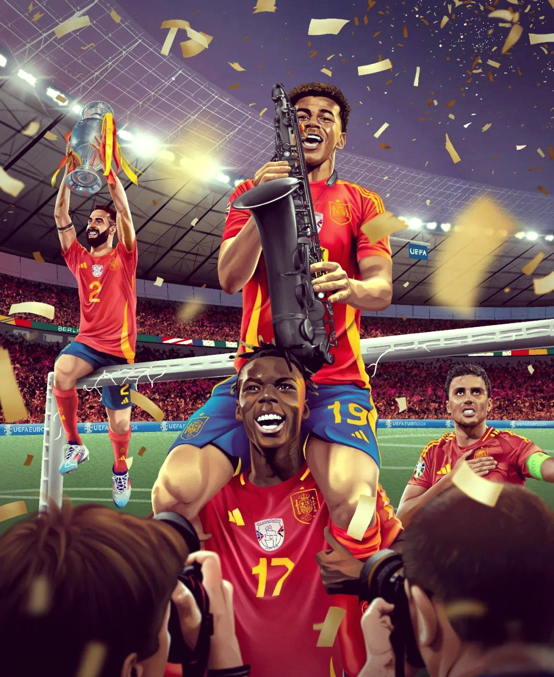 2024年欧洲杯即将在西班牙举行，球迷翘首期待